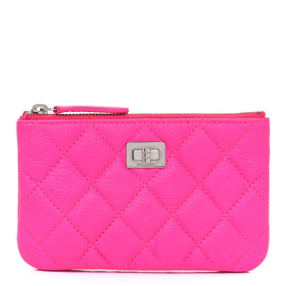 Chanel Goatskin Quilted Small Reissue Cosmetic Case Pink 1 of 8
