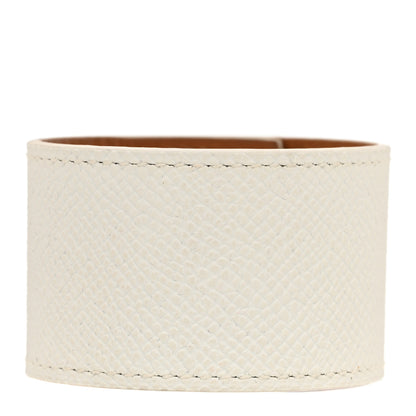 Hermes Epsom Kelly Dog Bracelet White 3 of 5