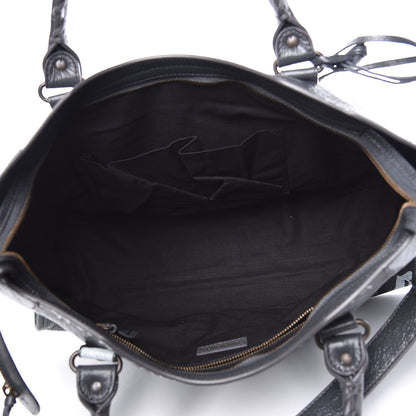 Balenciaga Agneau Arena Graffiti All Over Classic Hardware City Gris Fossile White 5 of 9