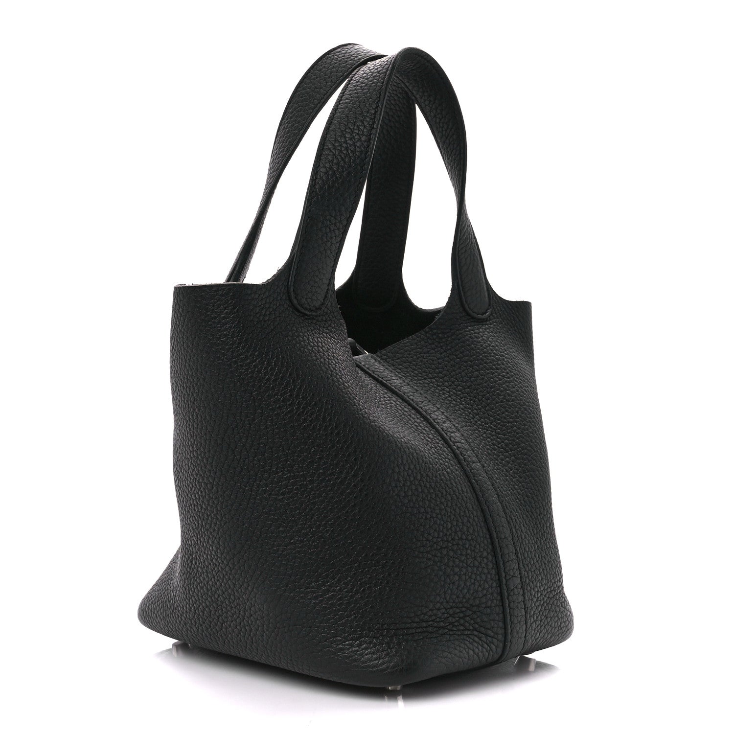 Hermes Taurillon Clemence Picotin Lock 18 PM Black 3 of 11