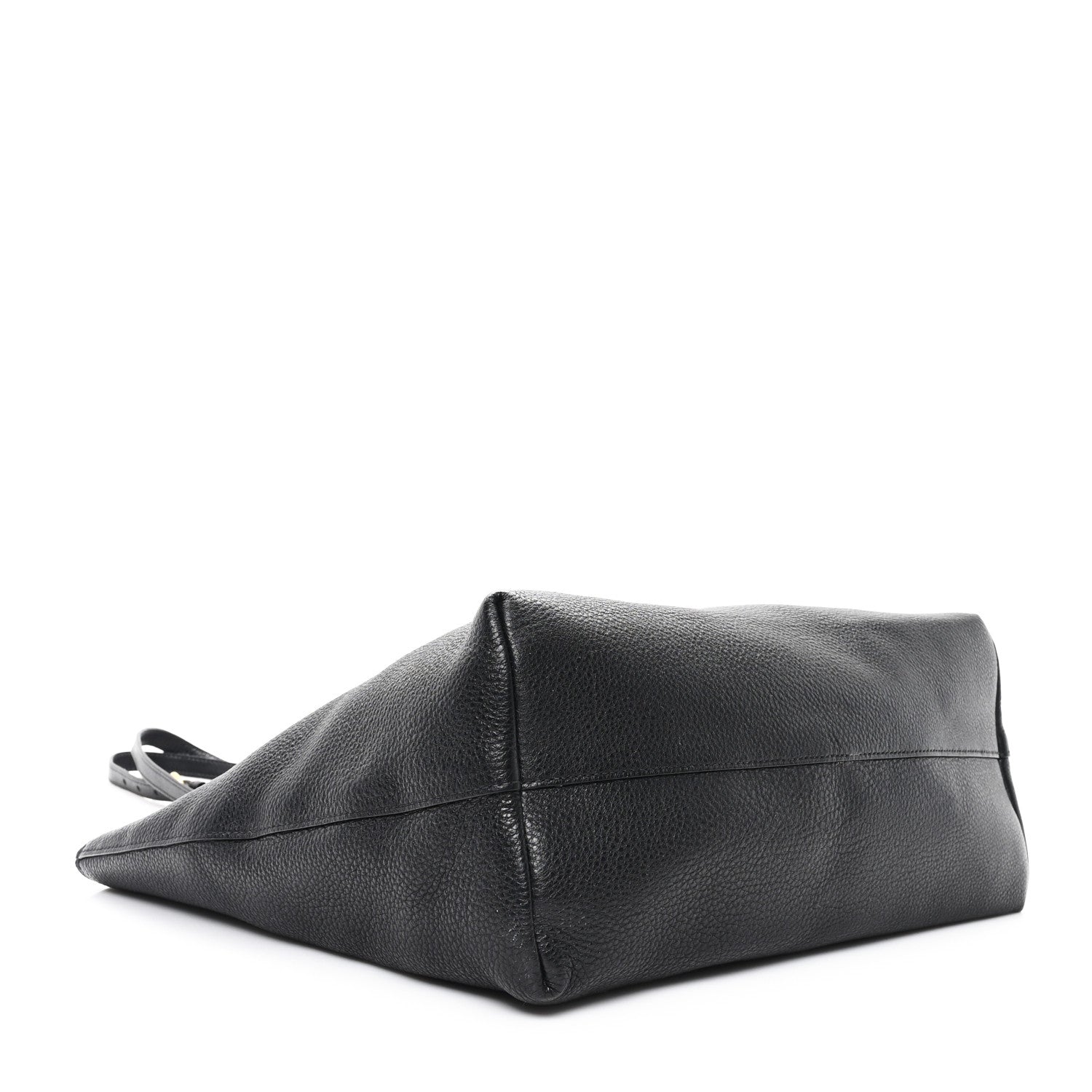 Prada Vitello Daino Pocket Shopping Tote Black 5 of 10
