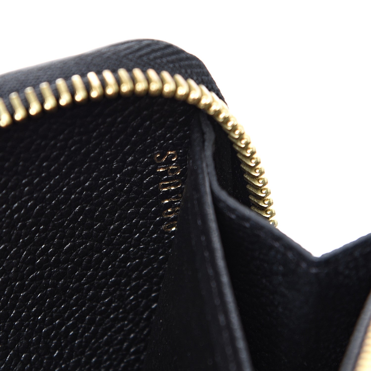 Louis Vuitton Empreinte Zippy Wallet Black 6 of 7