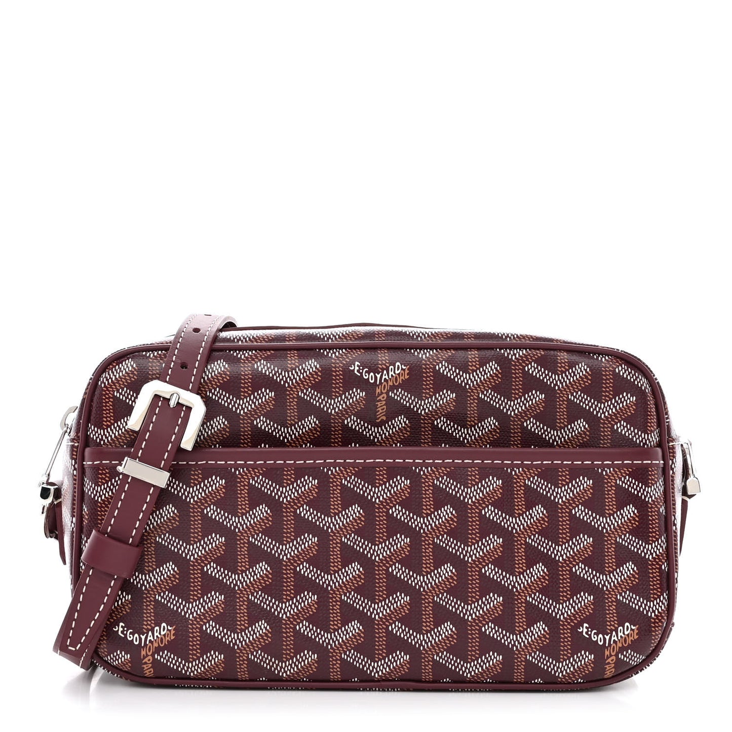 Goyardine Sac Cap Vert Burgundy