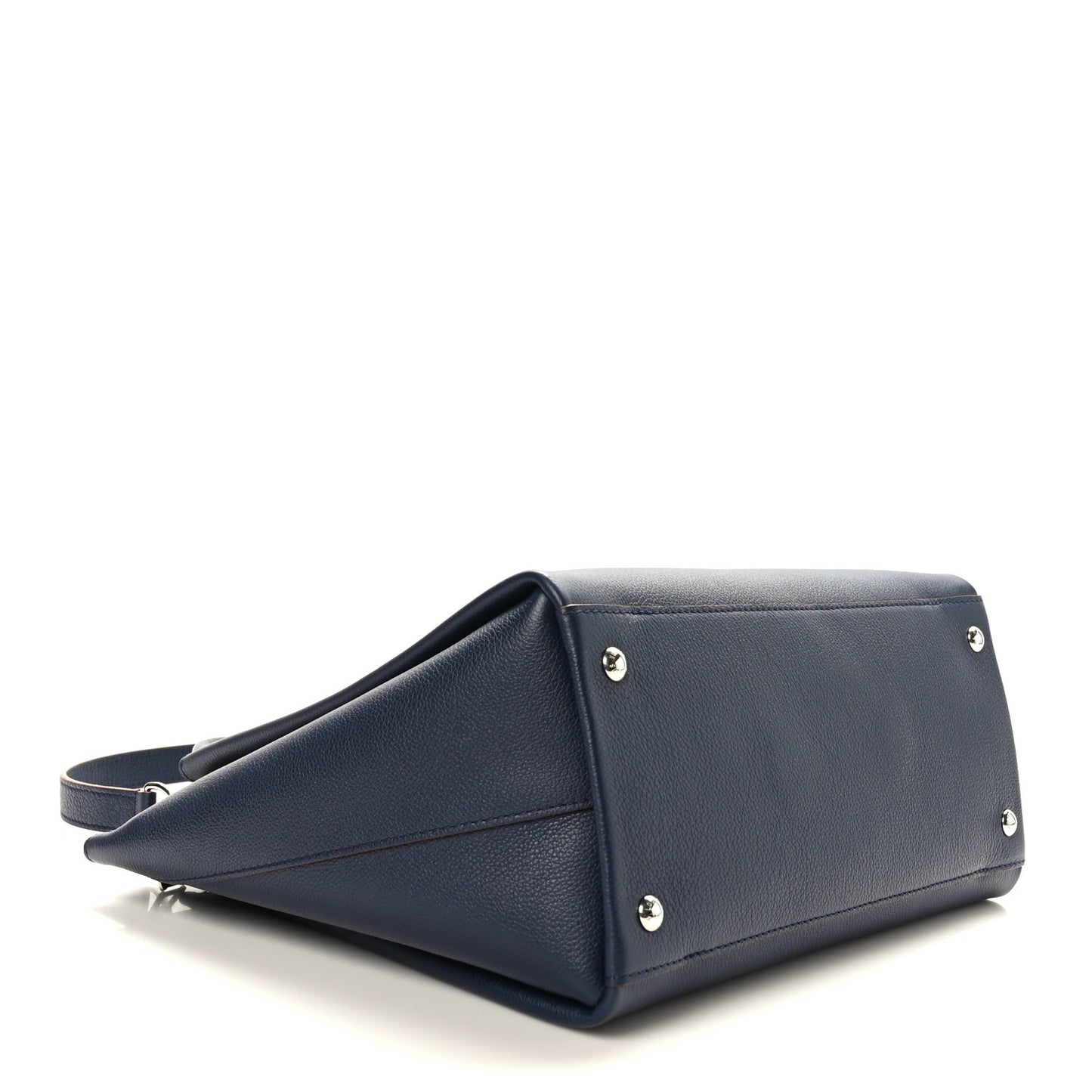 Calfskin Lockmeto Marine Rouge