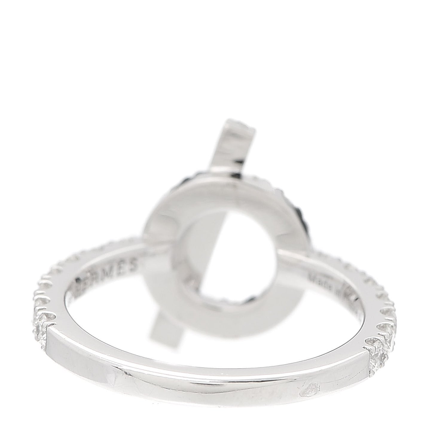 18K White Gold Diamond Finesse Ring 53 6.25