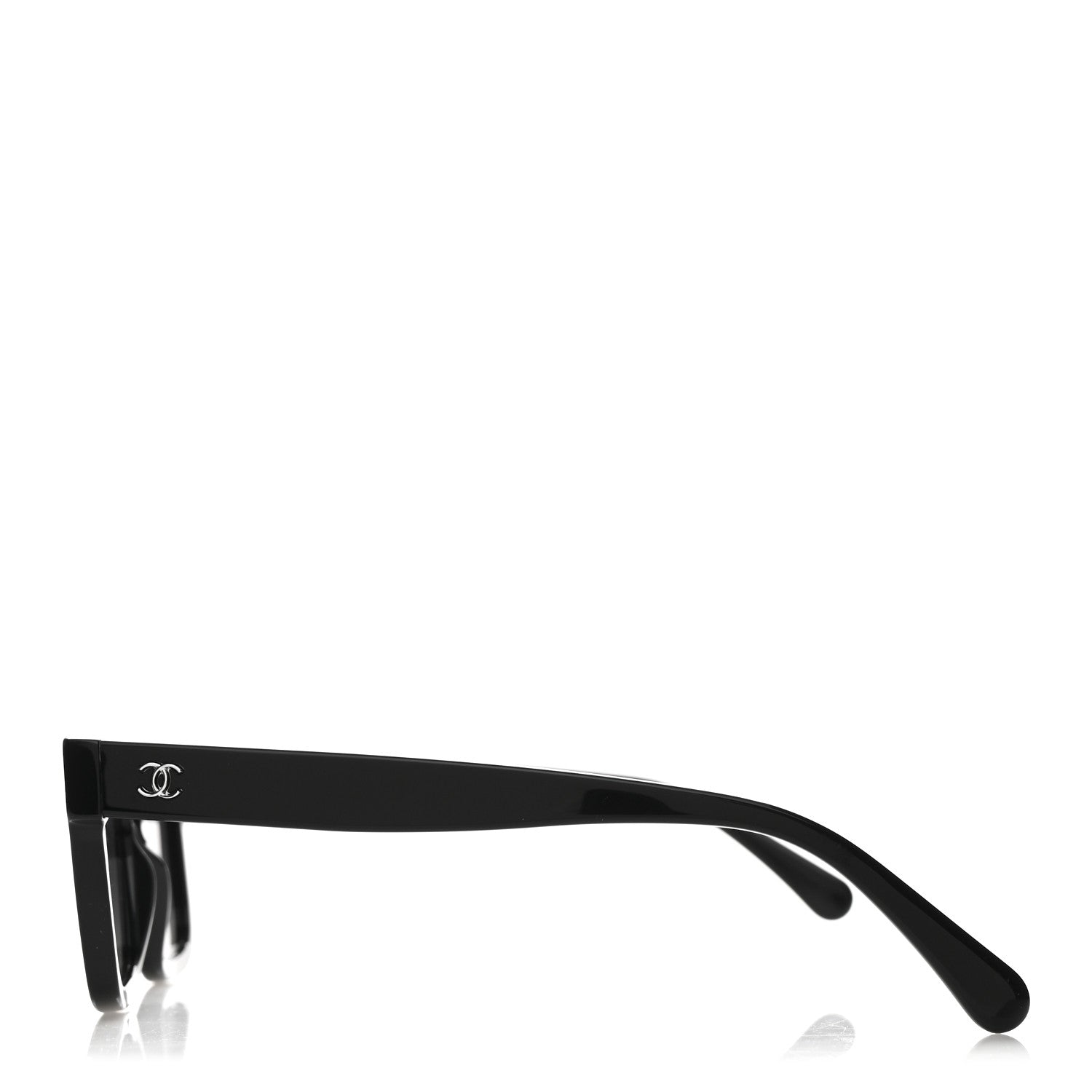 Chanel Acetate Polarized Square Sunglasses 5417 Black 3 of 8