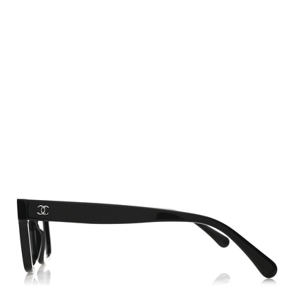 Chanel Acetate Polarized Square Sunglasses 5417 Black 3 of 8