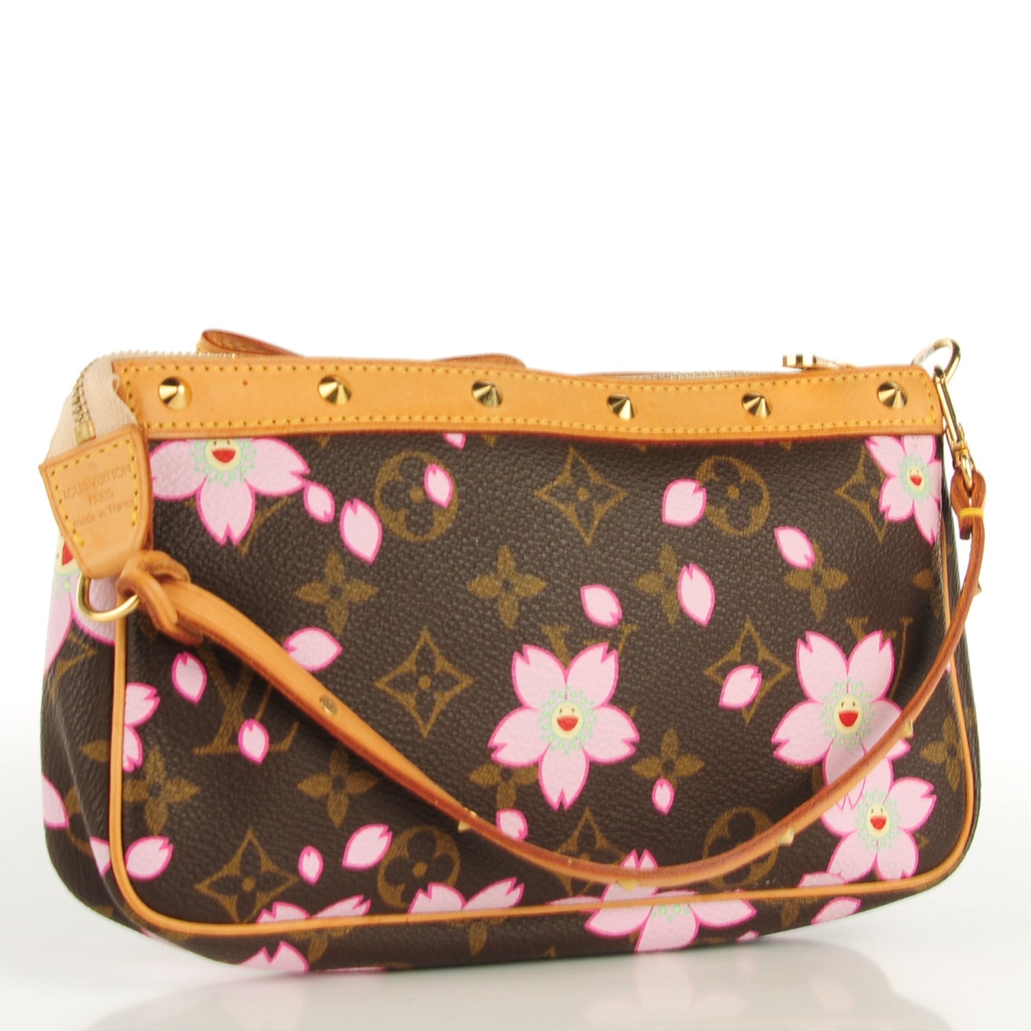 Louis Vuitton Monogram Cherry Blossom Pochette Accessories Brown 3 of 7