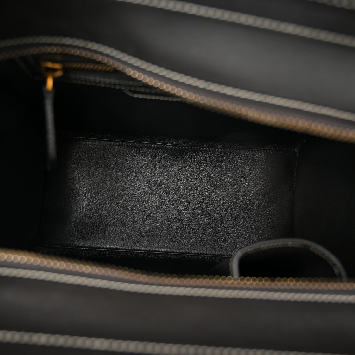 Smooth Calfskin Tri-Color Micro Luggage Light Emerald