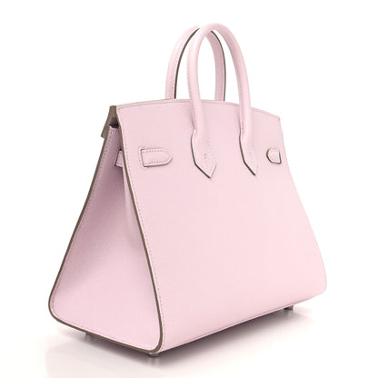 Hermes Epsom Birkin Sellier 25 Mauve Pale 3 of 15