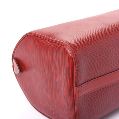 Louis Vuitton Epi Speedy 25 Castillan Red 6 of 10