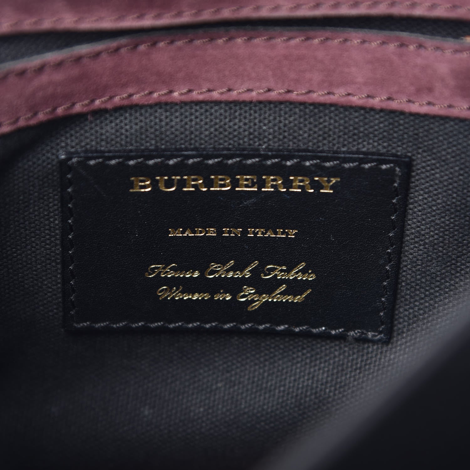 Burberry Derby Calfskin House Check Small Macken Crossbody Bag Tan 5 of 16