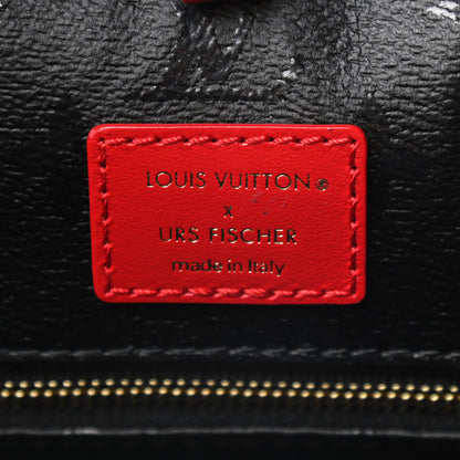 Louis Vuitton X UF Tufted Monogram Onthego GM Black Red 6 of 9