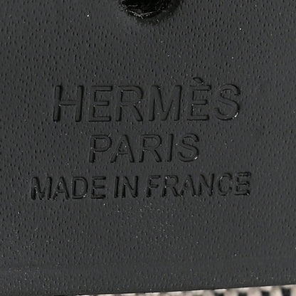 Hermes Toile H Berline Vache Hunter Herbag Zip PM 31 Black Ecru 8 of 13