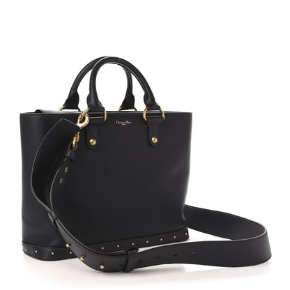 Christian Dior Smooth Calfskin Studded DiorAvenue Bag Navy 4 of 11