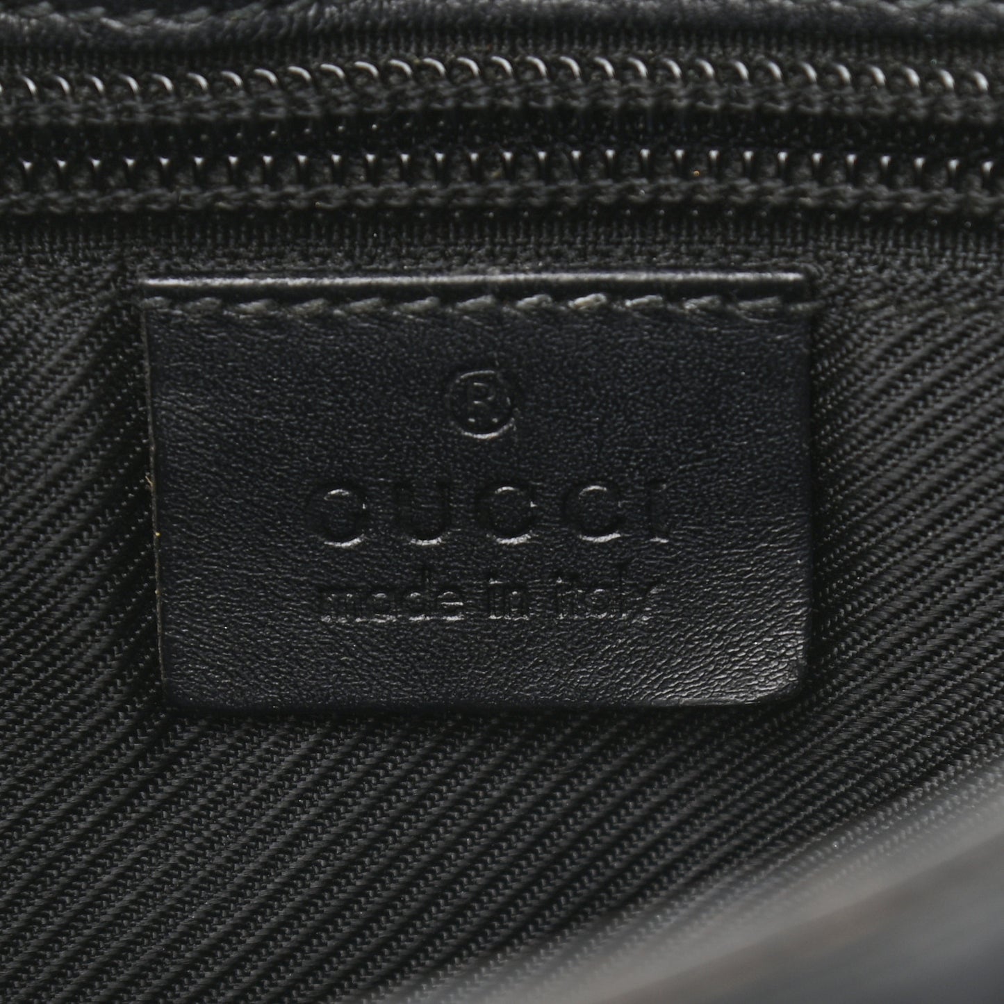 GG Monogram Messenger Crossbody Bag Black