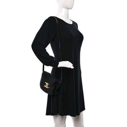 Celine Shiny Calfskin Teen Besace Black 2 of 8