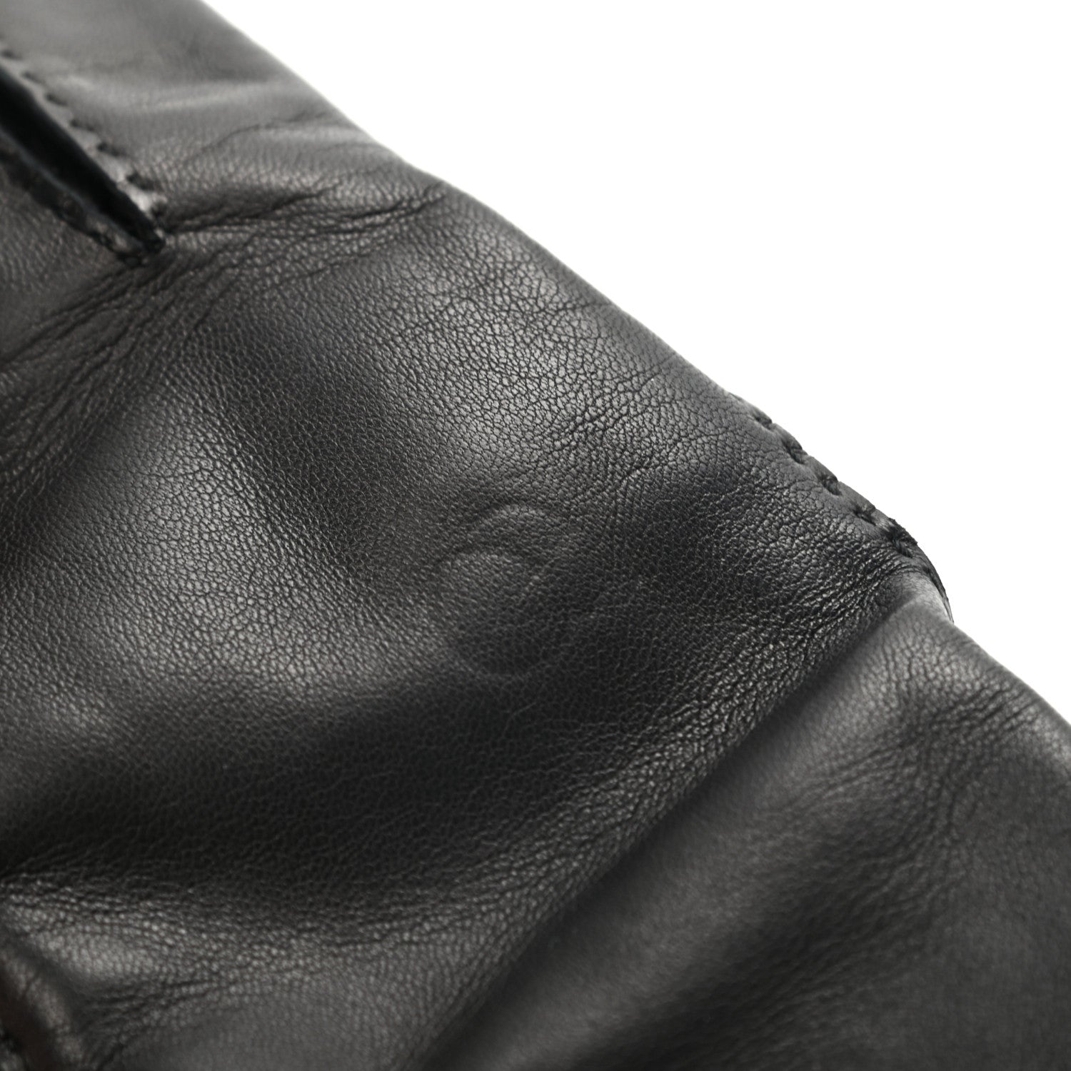 Gucci Lambskin GG Gloves 8 L Black 10 of 10