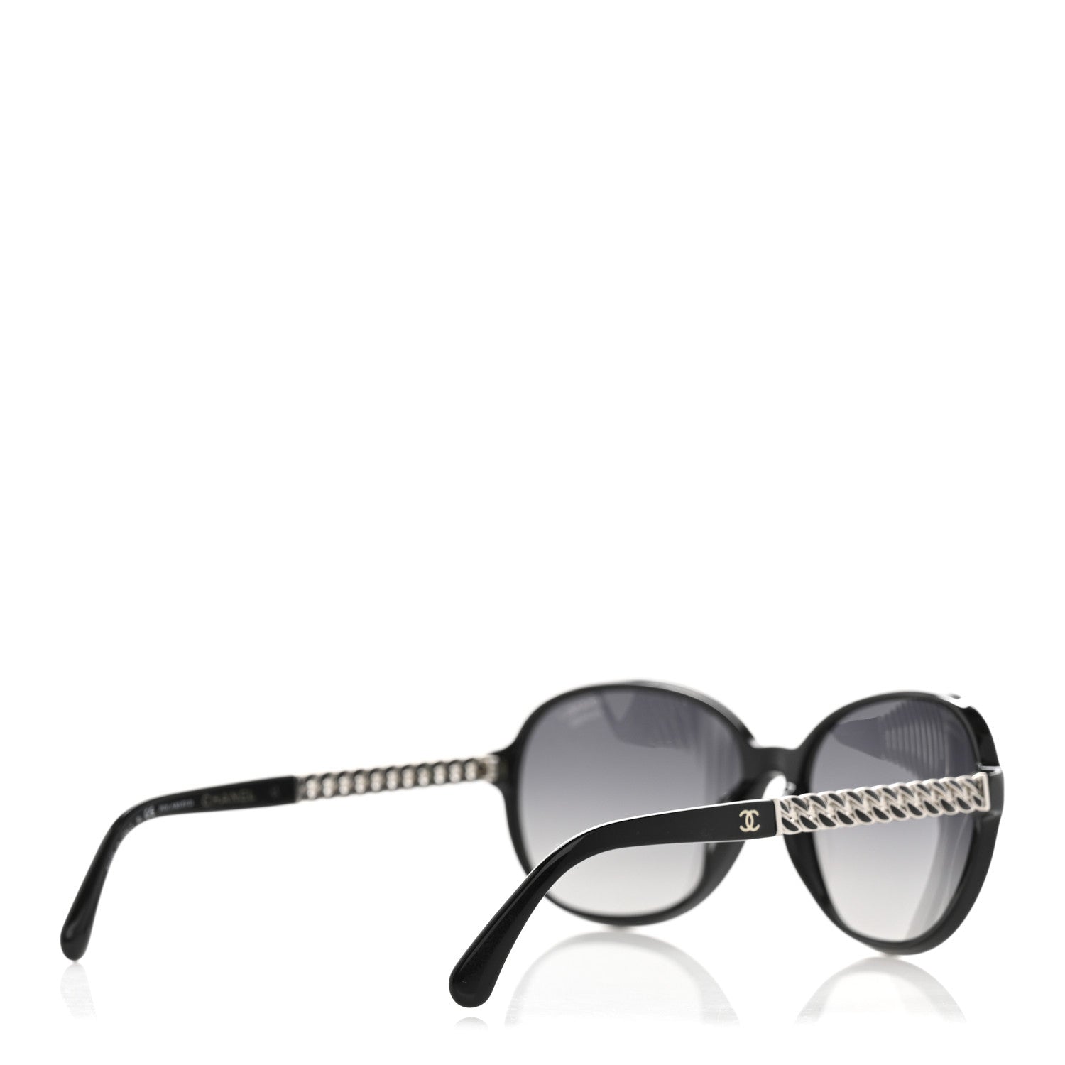 Chanel Acetate Chain Sunglasses 5304-A Black 4 of 9