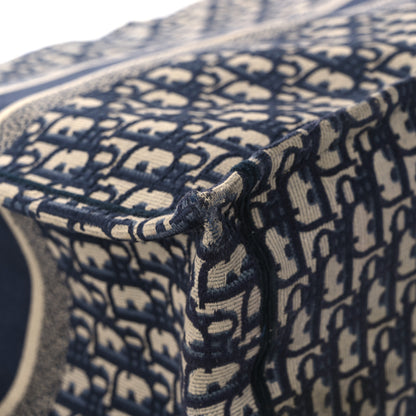 Christian Dior Oblique Large Book Tote Blue Multicolor 9 of 13