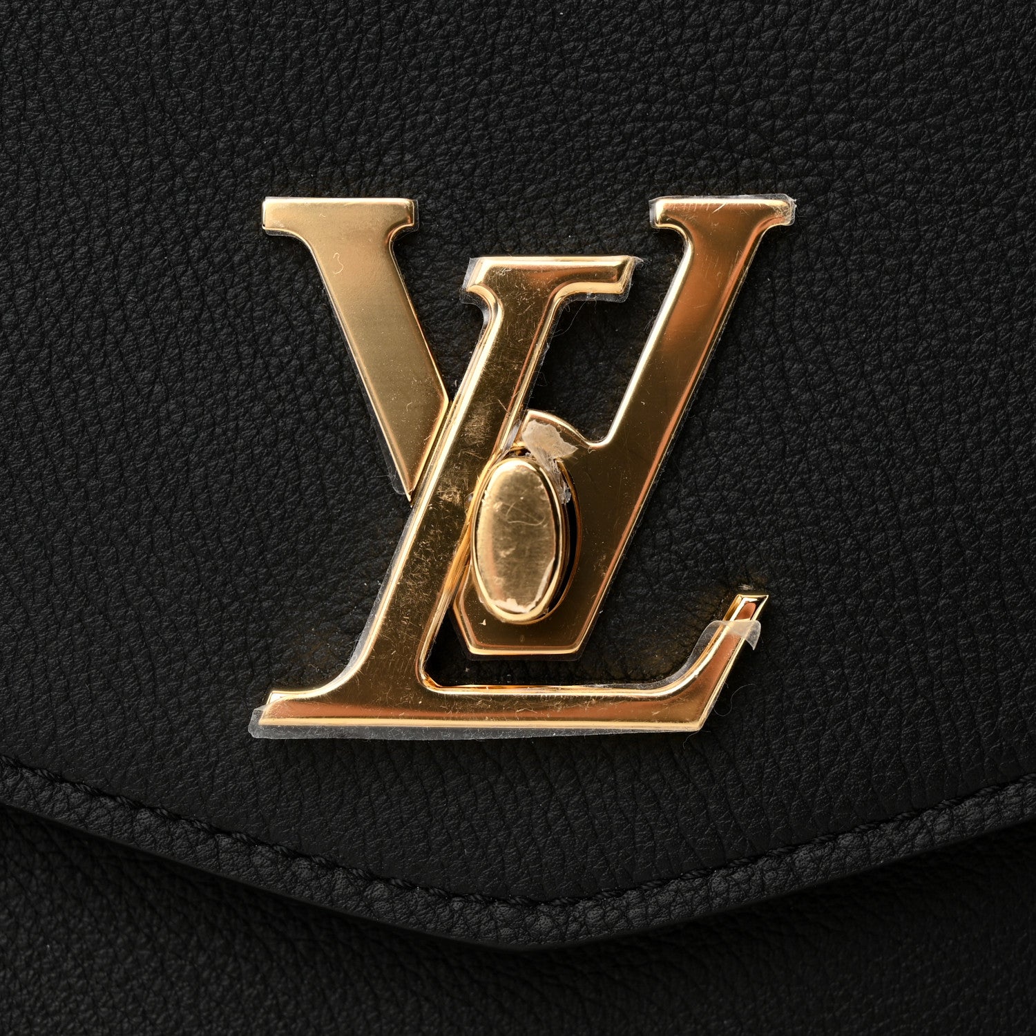 Louis Vuitton Grained Calfskin Lockme Oxford Black 11 of 13