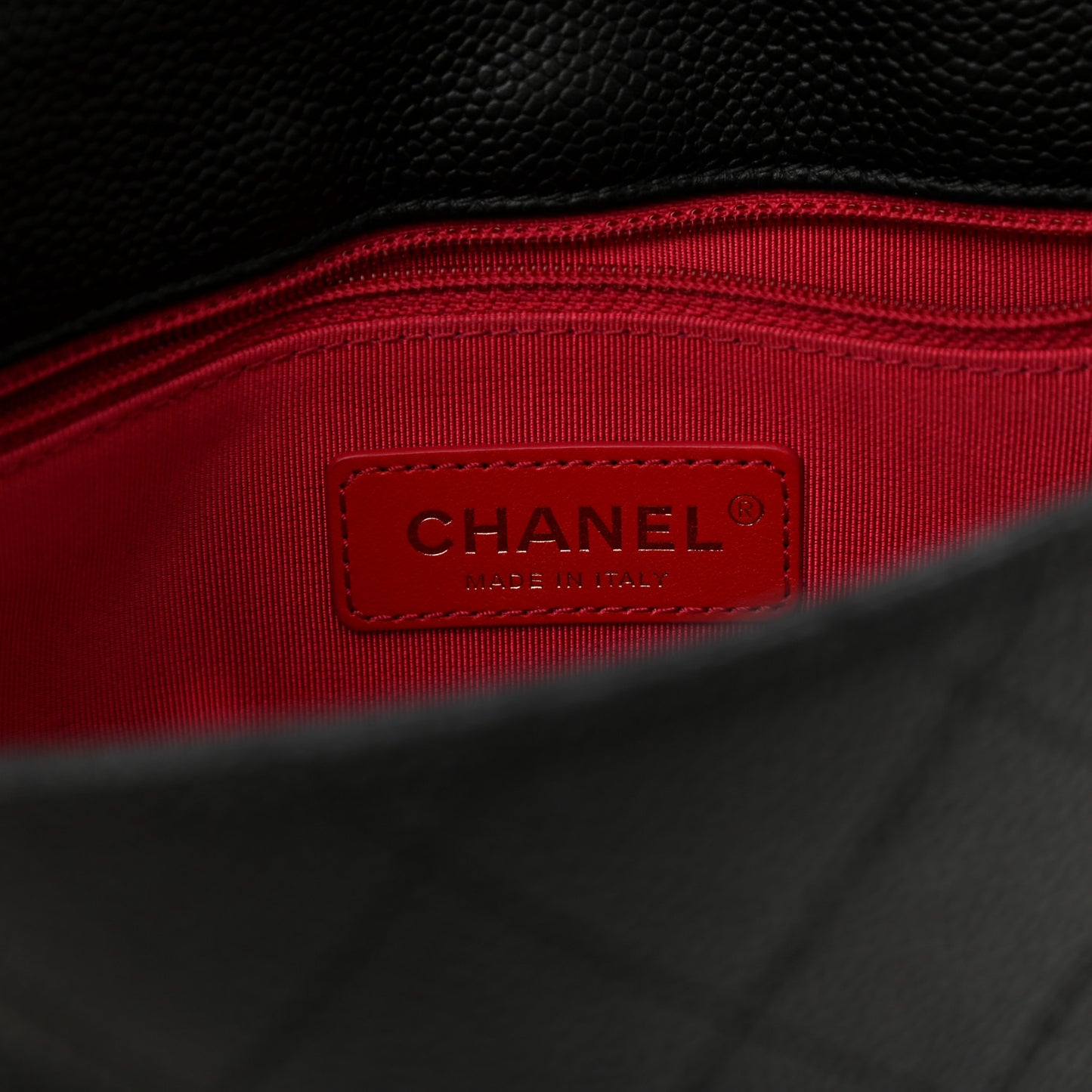 Caviar Quilted Small City Walk Flap Black