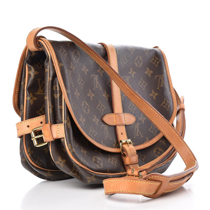 Louis Vuitton Monogram Saumur 30 4 of 16