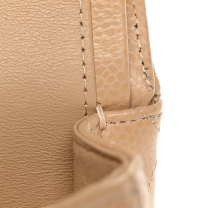 Chanel Caviar Quilted Small Double Flap Beige 12 of 15