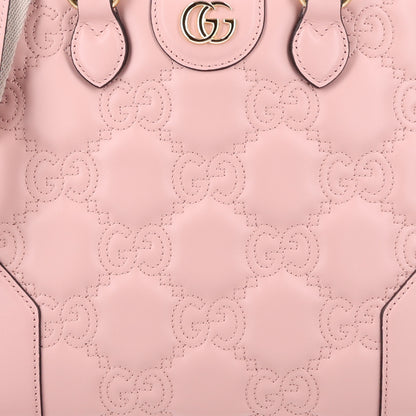 Gucci Calfskin GG Matelasse Mini Top Handle Bag Perfect Pink 8 of 10