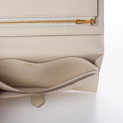 Hermes Epsom Bearn Gusset Wallet Craie 7 of 9