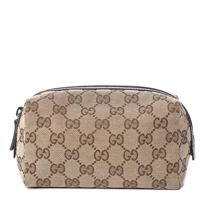 Gucci Monogram Large Cosmetic Case Brown 1 of 6