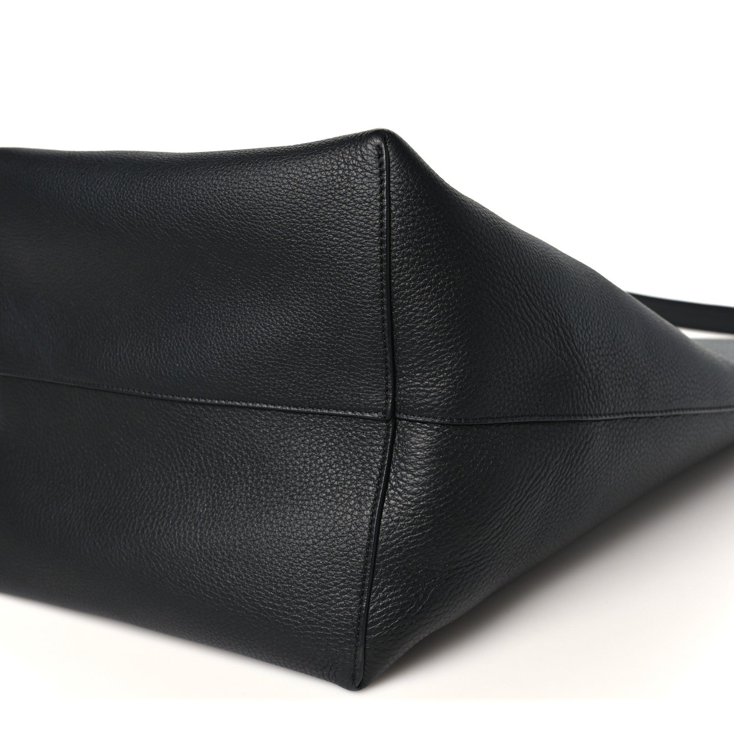 The Row Grained Calfskin Large N/S Hook Tote Black 8 of 8