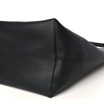 The Row Grained Calfskin Large N/S Hook Tote Black 8 of 8