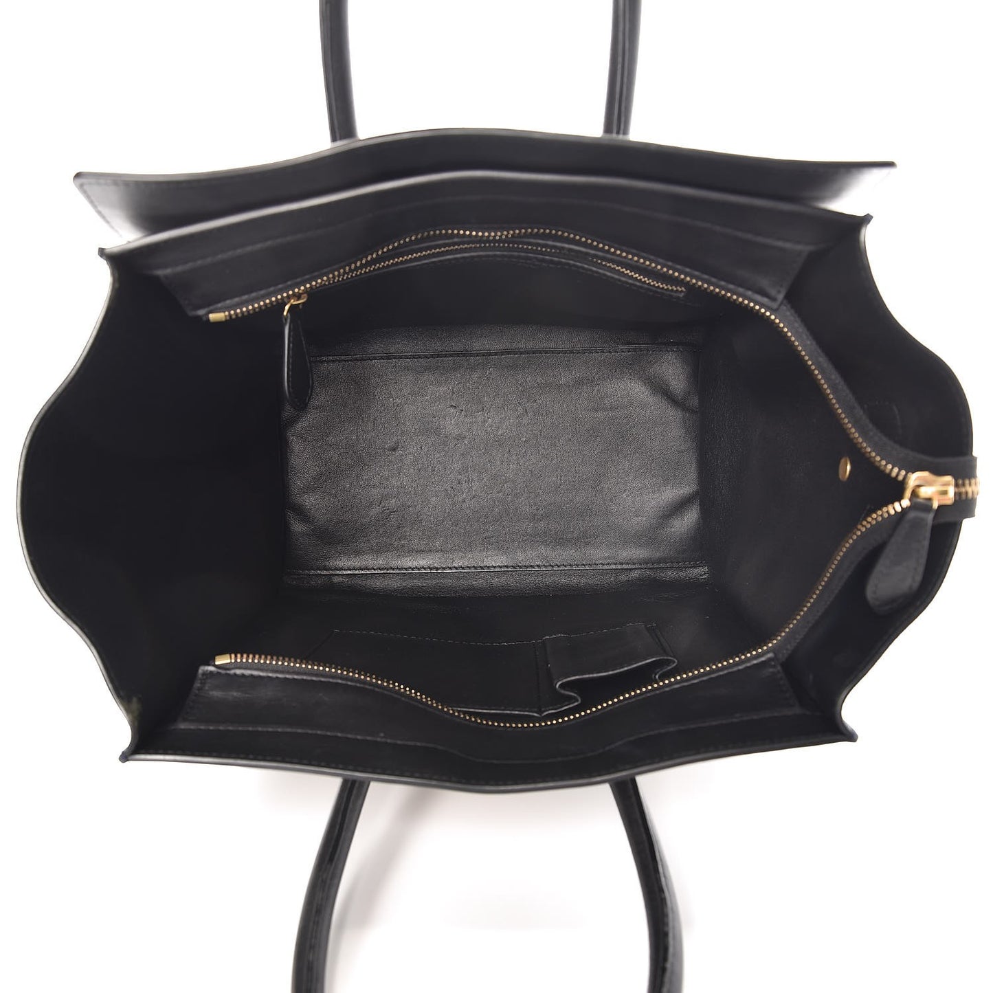 Smooth Calfskin Suede Mini Tri-Color Luggage Beige