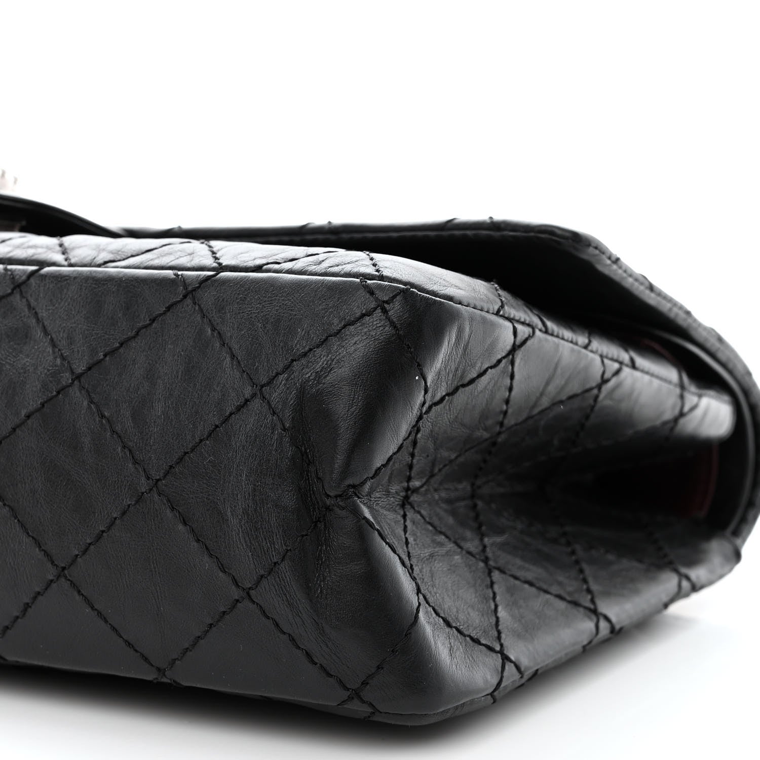 Chanel Aged Calfskin Quilted 2.55 Reissue 226 Flap Black 10 of 13