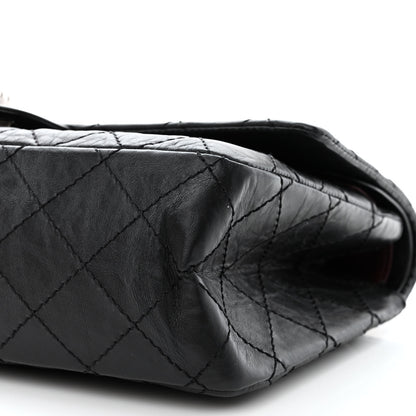 Chanel Aged Calfskin Quilted 2.55 Reissue 226 Flap Black 10 of 13