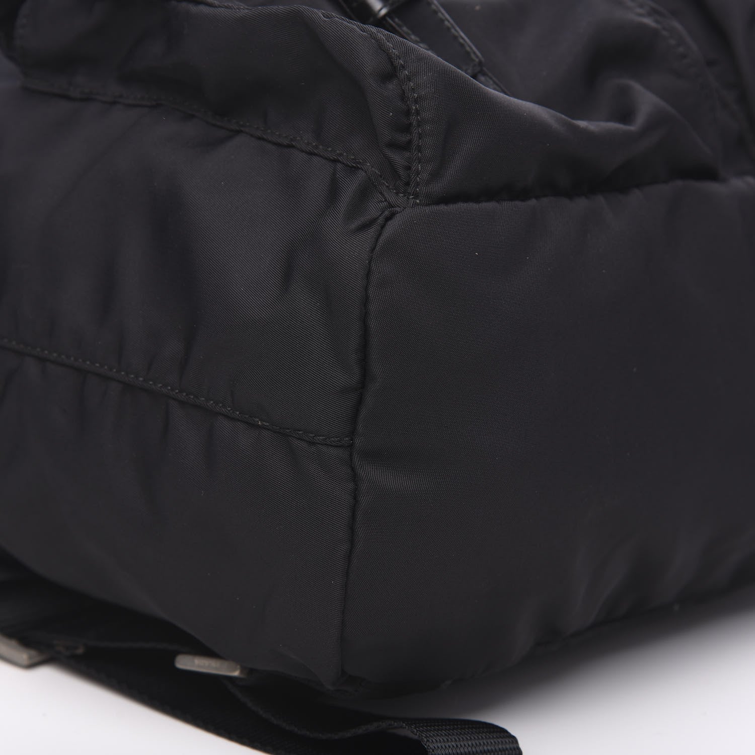 Prada Nylon Vela Medium Backpack Black 9 of 10