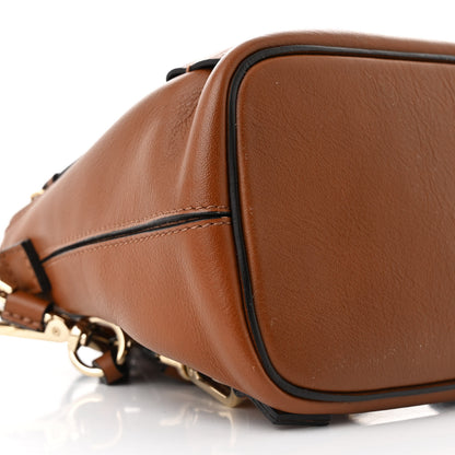 Chloe Suede Calfskin Mini Faye Backpack Tan 9 of 10
