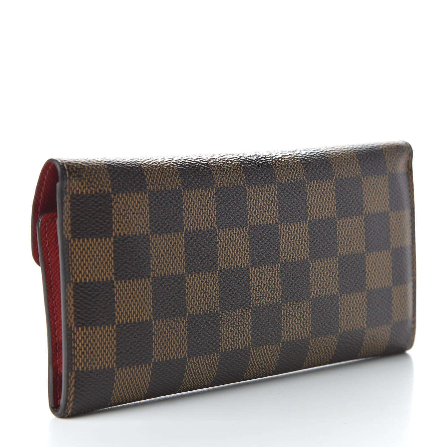 Louis Vuitton Damier Ebene Josephine Wallet Red 3 of 10