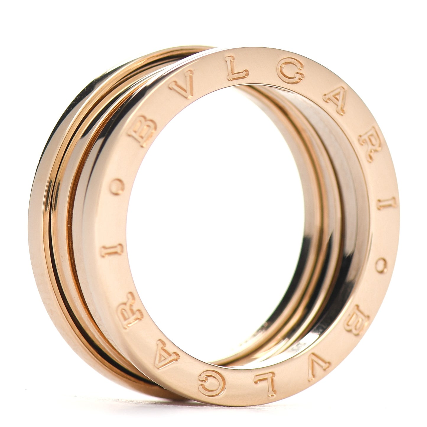 18K Yellow Gold B.Zero1 Three-Band Ring 57 8