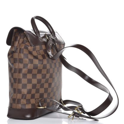 Louis Vuitton Damier Ebene Soho Backpack 3 of 6