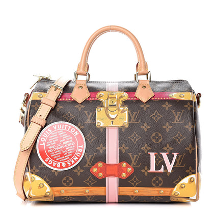 Louis Vuitton Monogram Summer Trunks Speedy Bandouliere 30 1 of 11
