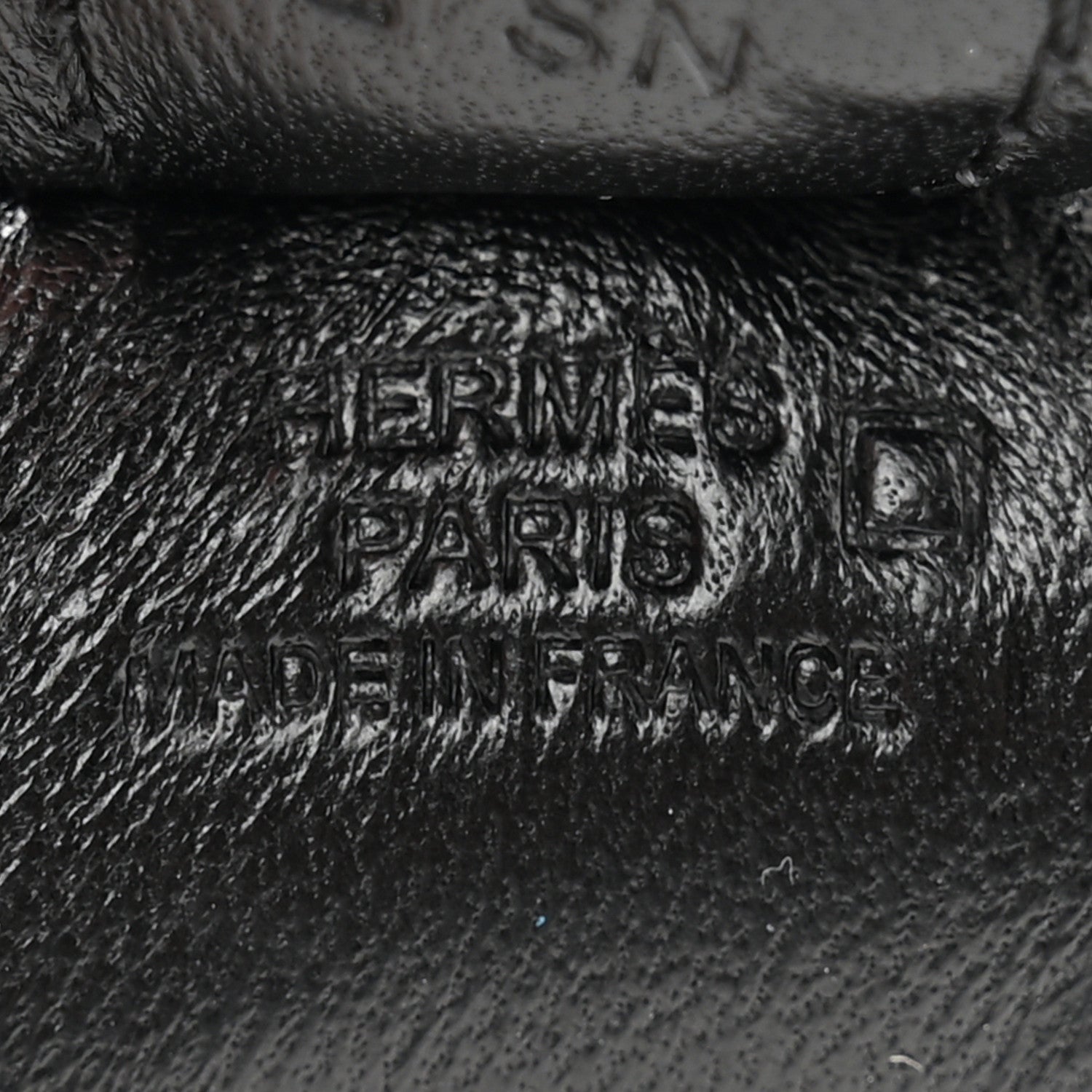 Hermes Milo Lambskin Matte Alligator Touch Grigri Rodeo Horse Bag Charm PM So Black 4 of 5