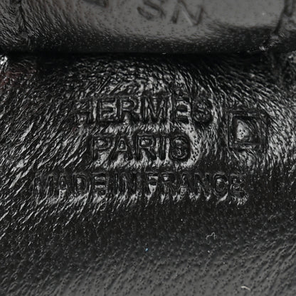 Hermes Milo Lambskin Matte Alligator Touch Grigri Rodeo Horse Bag Charm PM So Black 4 of 5