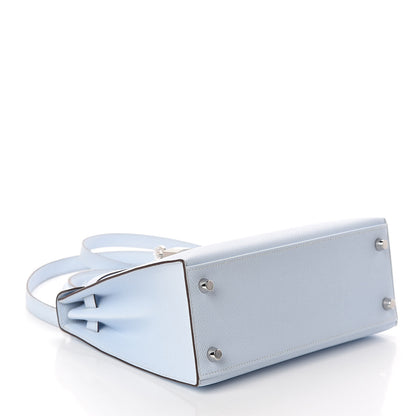 Hermes Epsom Kelly Sellier 25 Bleu Brume 5 of 32