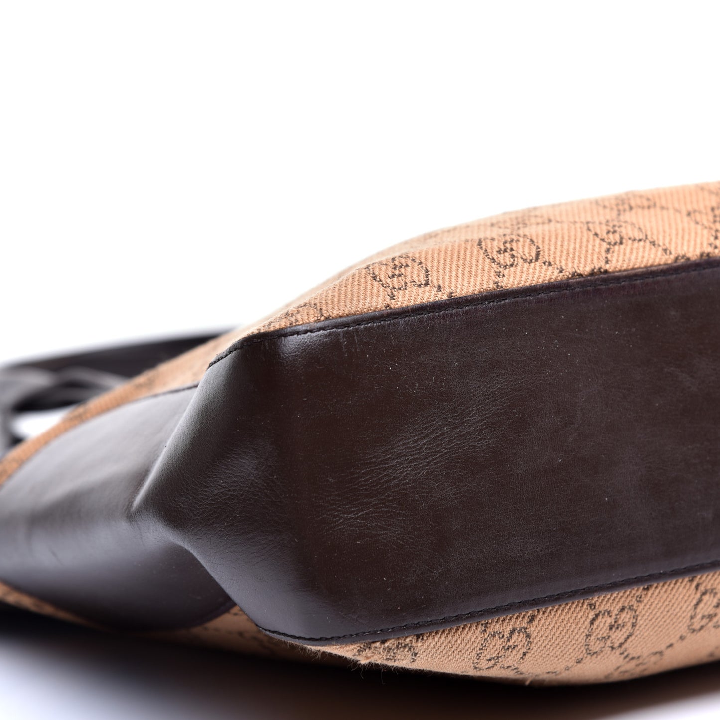 Denim Monogram Tote Dark Brown
