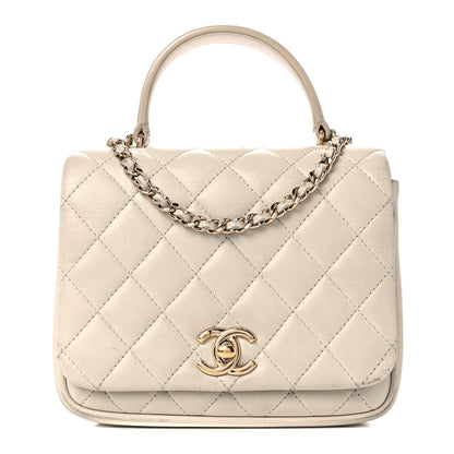 Chanel Lambskin Quilted Mini Citizen Chic Flap Ivory Ivory 1 of 28