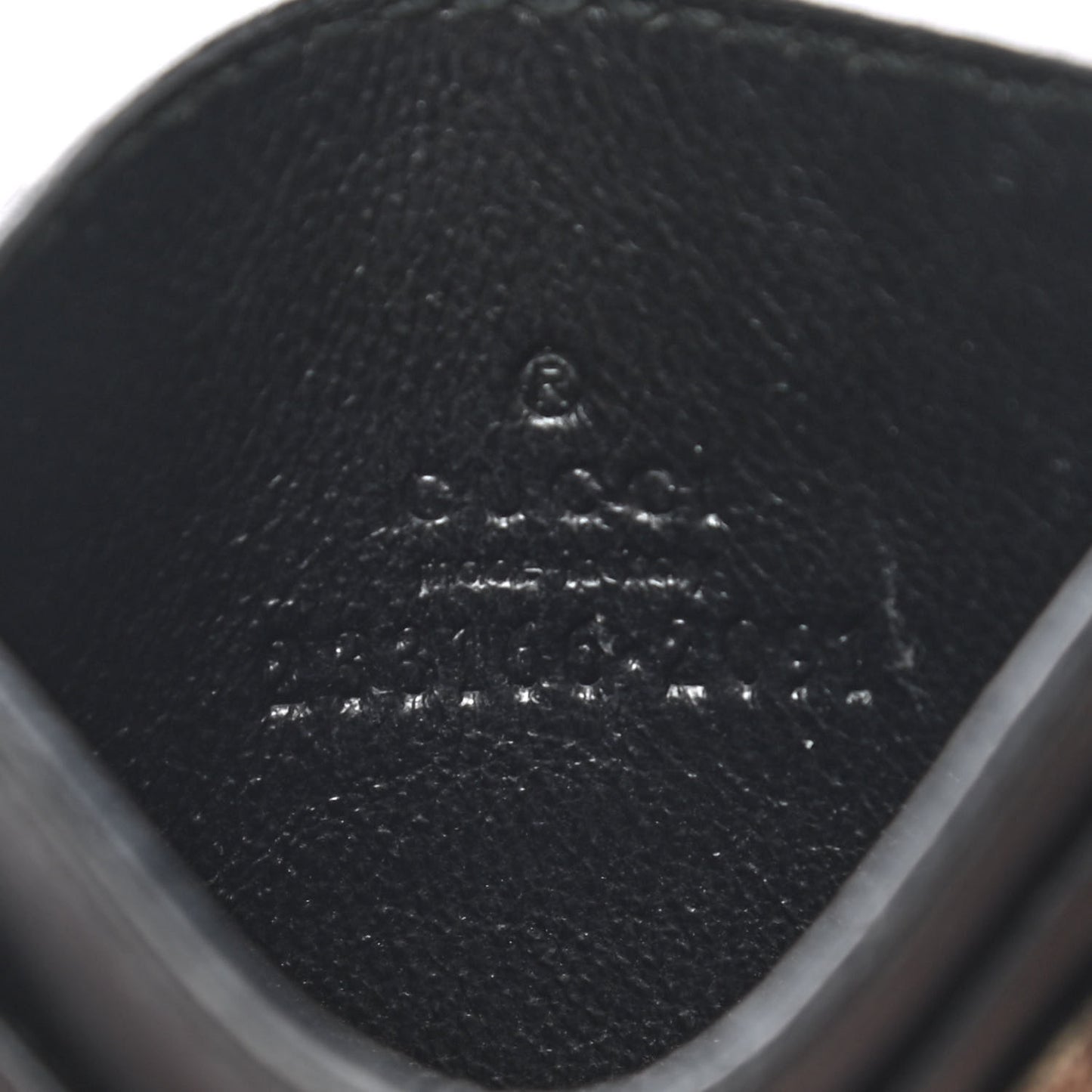 GG Supreme Monogram Bees Card Holder Black