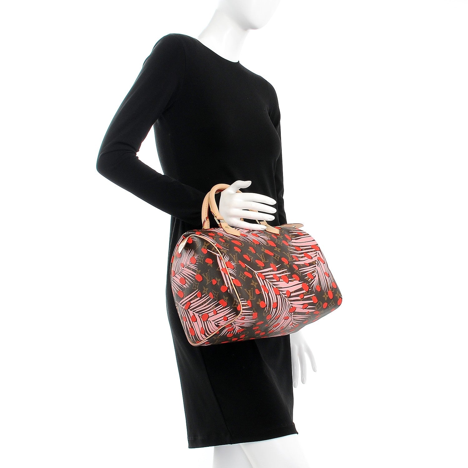 Louis Vuitton Monogram Jungle Dots Speedy 30 Sugar Pink Poppy 2 of 9