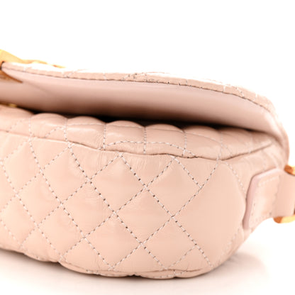Versace Calfskin Quilted Mini Greca Goddess Shoulder Bag Powder Blush 9 of 9